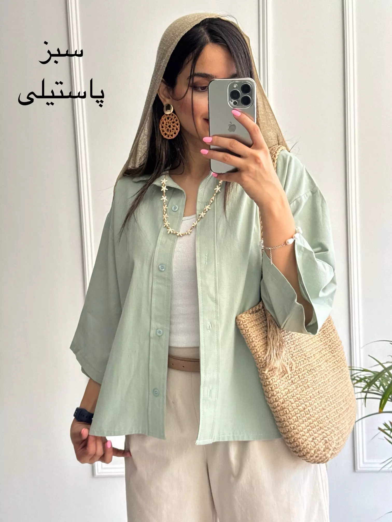 مانتو لینن باکسی هلنا